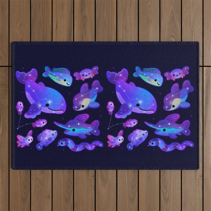 Ocean constellations Outdoor Rug Gallery Image 1
