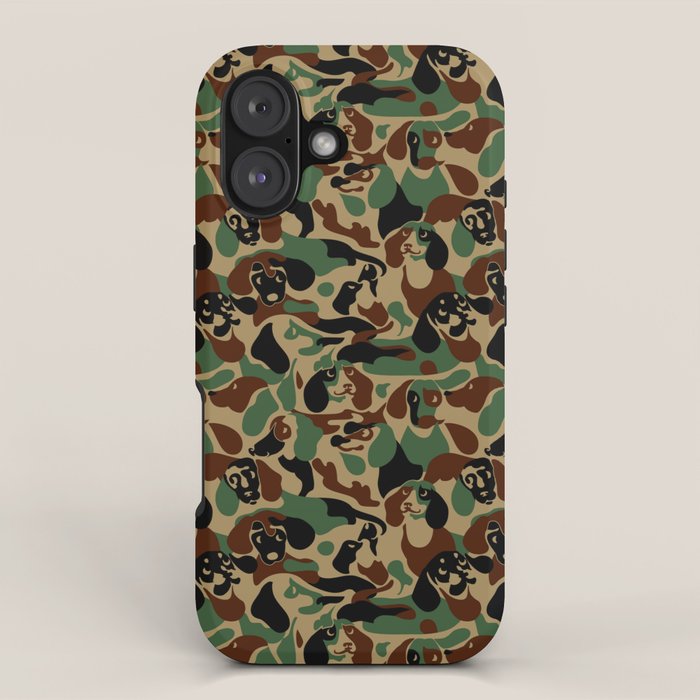 Dachshund  Camouflage iPhone Case Gallery Image 1