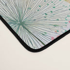Abstract Dandelion Print in Retro Colors Desk Mat Gallery Image 4