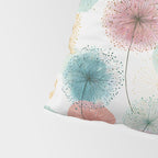 Abstract Dandelion Print in Retro Colors Pillow Sham Gallery Image 4