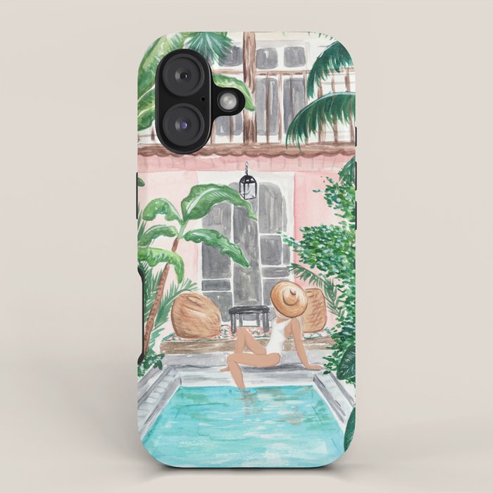 Moroccan Dream - Blonde Hair (Other Hair & Skin Tones Available) iPhone Case Gallery Image 1