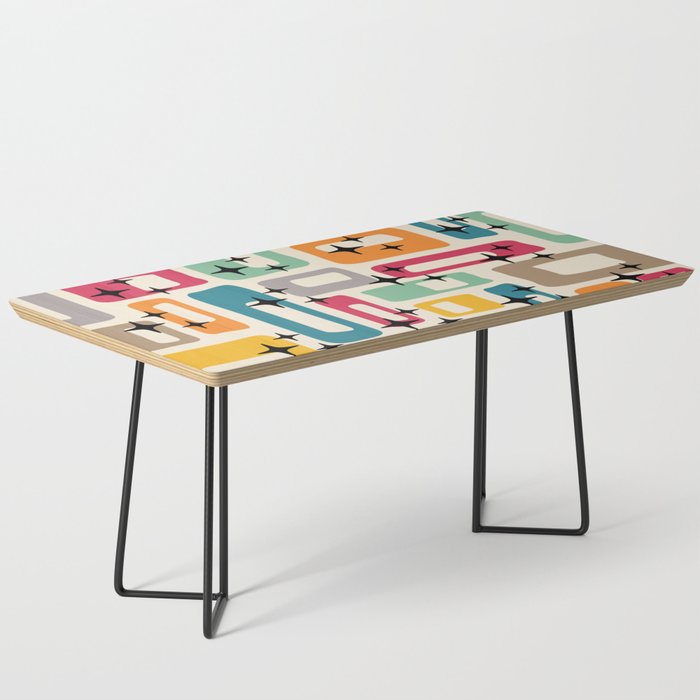 Retro Mid Century Modern Abstract Coffee Table Gallery Image 1