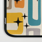 Retro Mid Century Modern Abstract Laptop Sleeve Gallery Image 3