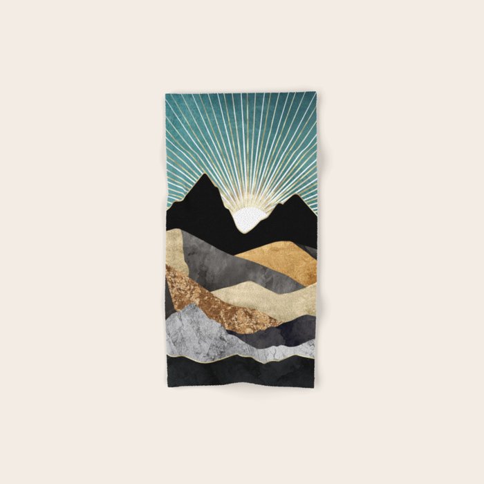 Metallic Daybreak Bath Towel Gallery Image 1