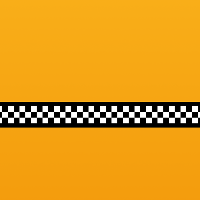 NY Taxi Cab Yellow with Black and White Check Band Coffee Mug Gallery Image 2