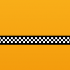 NY Taxi Cab Yellow with Black and White Check Band Coffee Mug Gallery Image 2