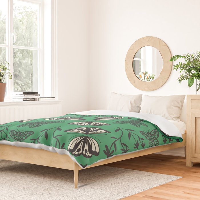 Butterfly Kaleidoscope Duvet Cover Gallery Image 2