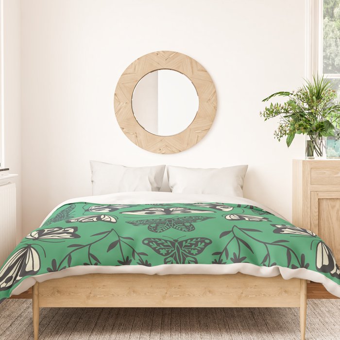Butterfly Kaleidoscope Duvet Cover Gallery Image 3