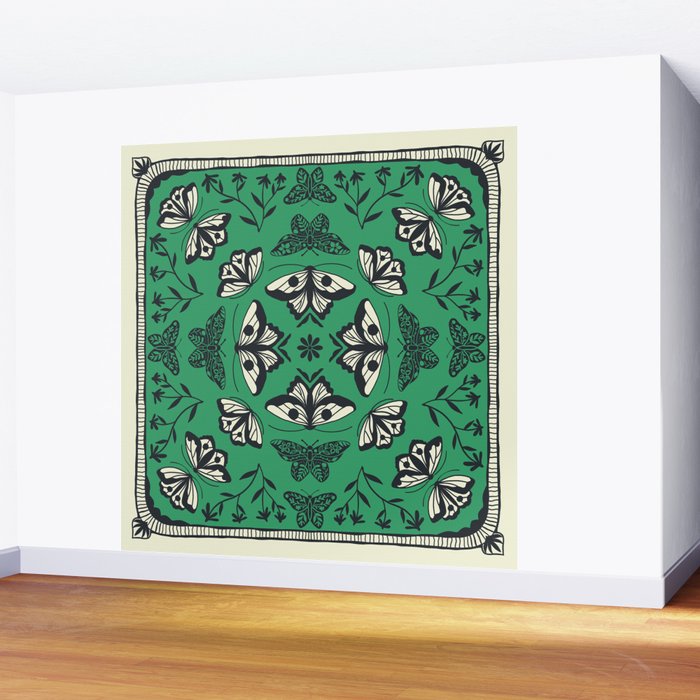 Butterfly Kaleidoscope Wall Mural Gallery Image 2