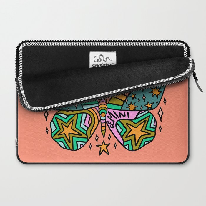 Gemini Butterfly Laptop Sleeve Gallery Image 2