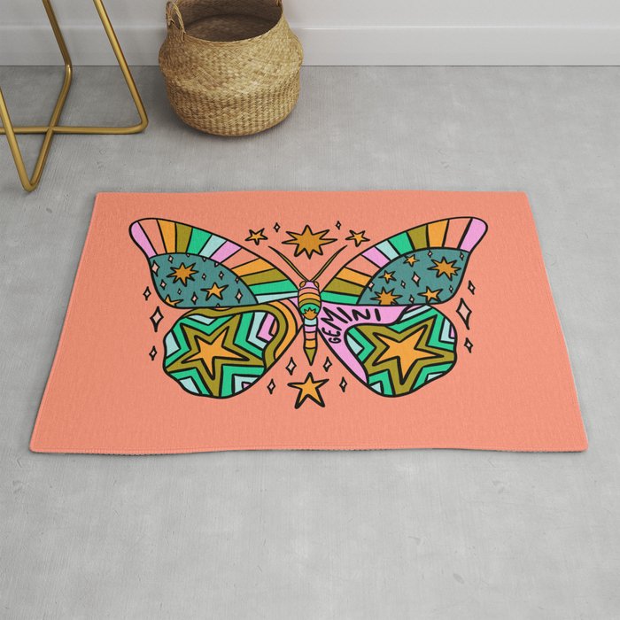 Gemini Butterfly Rug Gallery Image 1