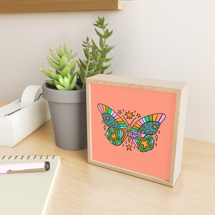 Gemini Butterfly Mini Art Print Gallery Image 2