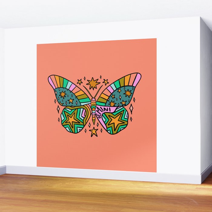 Gemini Butterfly Wall Mural Gallery Image 2