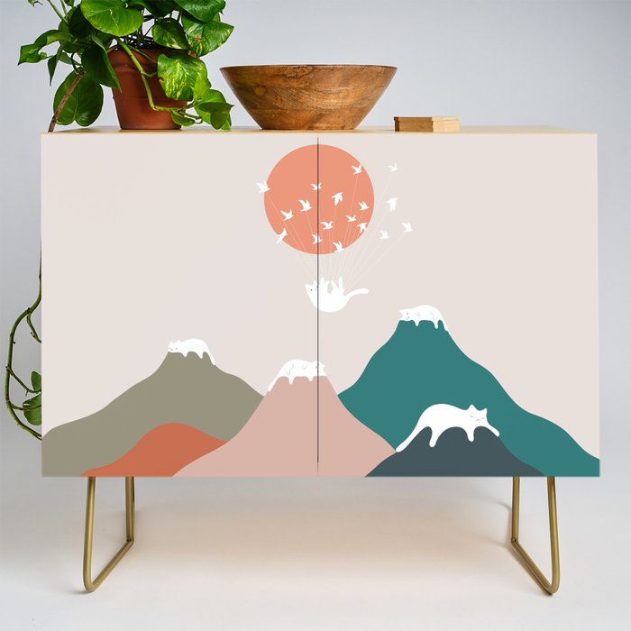 Cat Landscape 193 Credenza Gallery Image 1