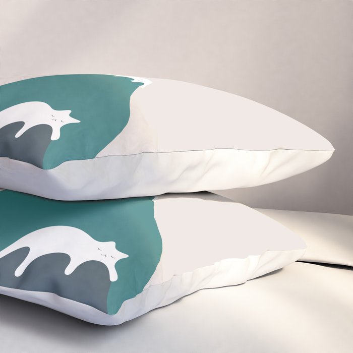 Cat Landscape 193 Pillow Sham Gallery Image 3