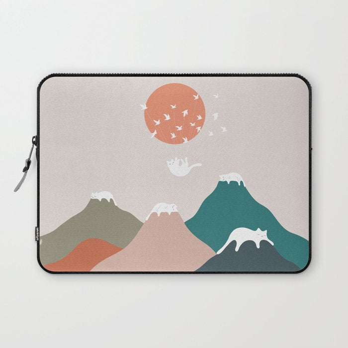 Cat Landscape 193 Laptop Sleeve Gallery Image 1