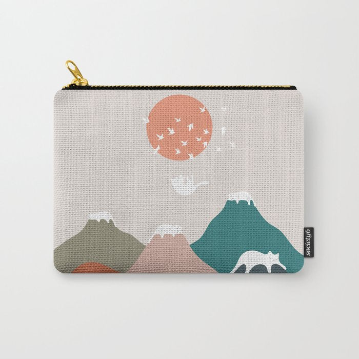 Cat Landscape 193 Carry All Pouch Gallery Image 1