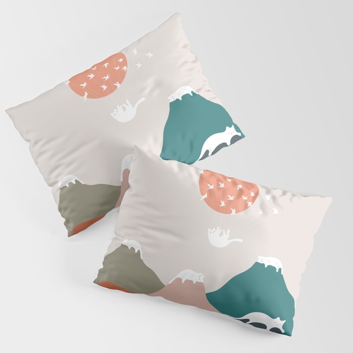Cat Landscape 193 Pillow Sham Gallery Image 1