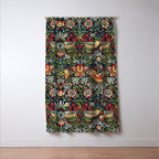 Strawberry Thief by William Morris 1883 Antique Vintage Victorian Jugendstil Art Nouveau Retro  Window Curtain Gallery Image 3