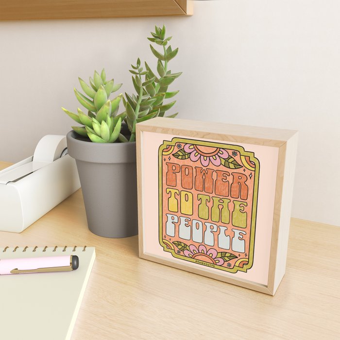 Power to the Peopl Mini Art Print Gallery Image 2