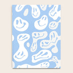 Pastel Blue Dripping Smiley Notebook Gallery Image 4
