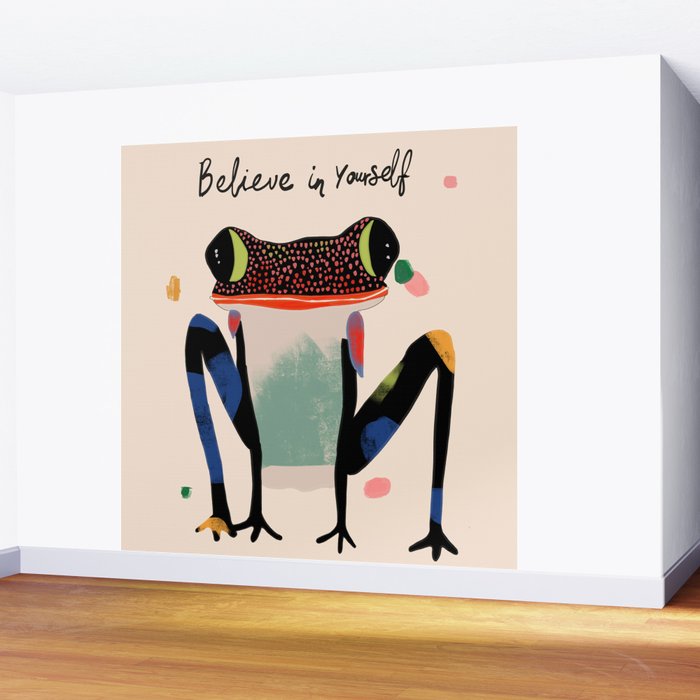 Believe and Leap Wall Mural Gallery Image 2