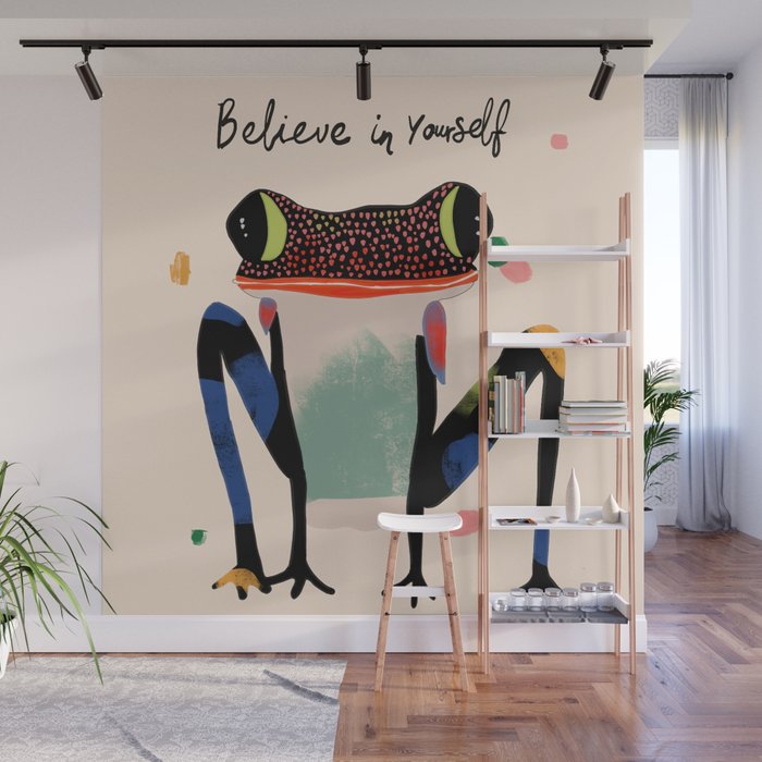 Believe and Leap Wall Mural Gallery Image 1
