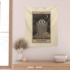The Hermit - Raccoons Tarot Wall Tapestry Gallery Image 2