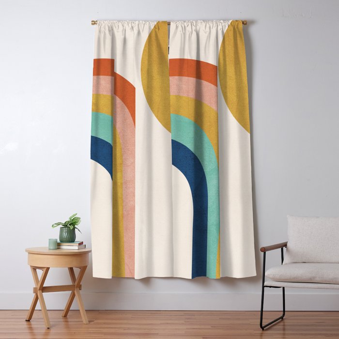 The Sun and a Rainbow Window Curtain Gallery Image 1