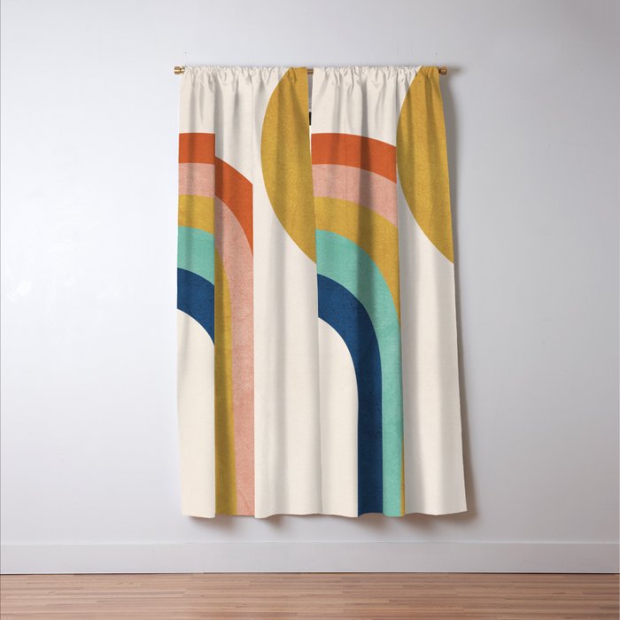 The Sun and a Rainbow Window Curtain Gallery Image 3