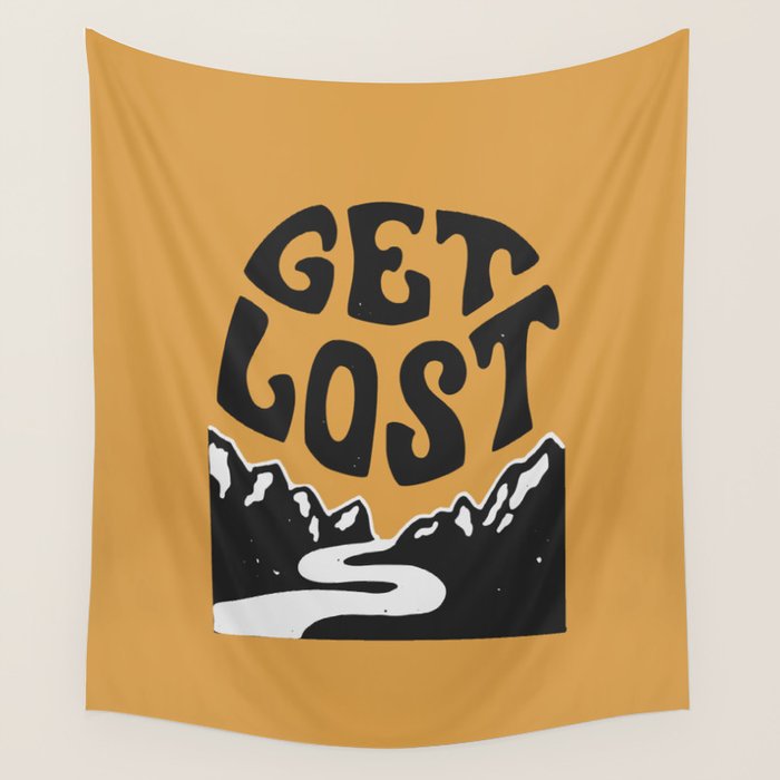 Get Lost Wall Tapestry Gallery Image 4