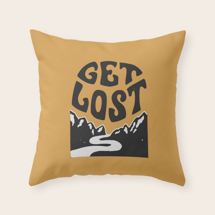 Get Lost Throw Pillow Gallery Image 6