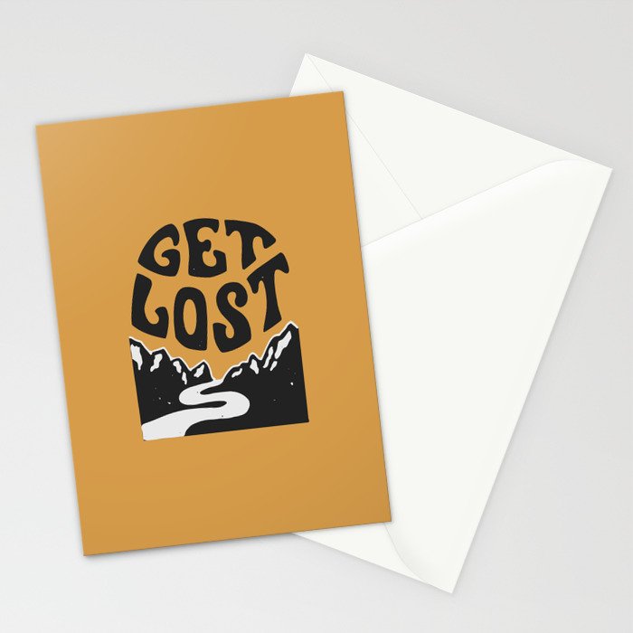 Get Lost Stationery Card Gallery Image 2