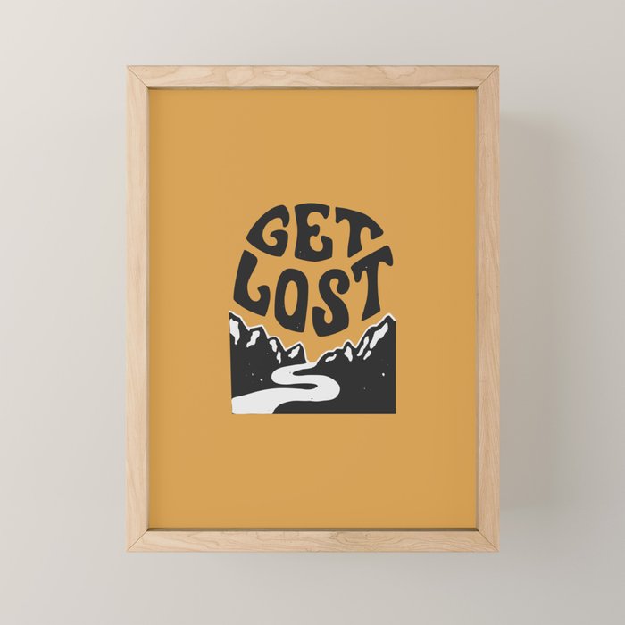 Get Lost Mini Art Print Gallery Image 1