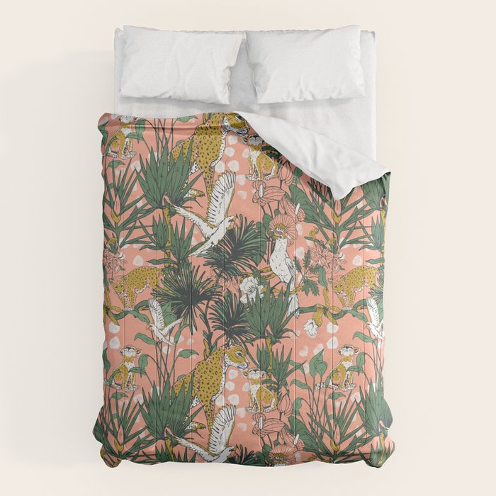 ANIMALS IN THE RAINFOREST I Comforter Gallery Image 6