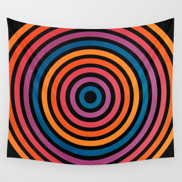 Candy Sunsets: California Night Edition Wall Tapestry Gallery Image 1