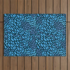 Blue Ocean Waves Outdoor Rug Gallery Image 1
