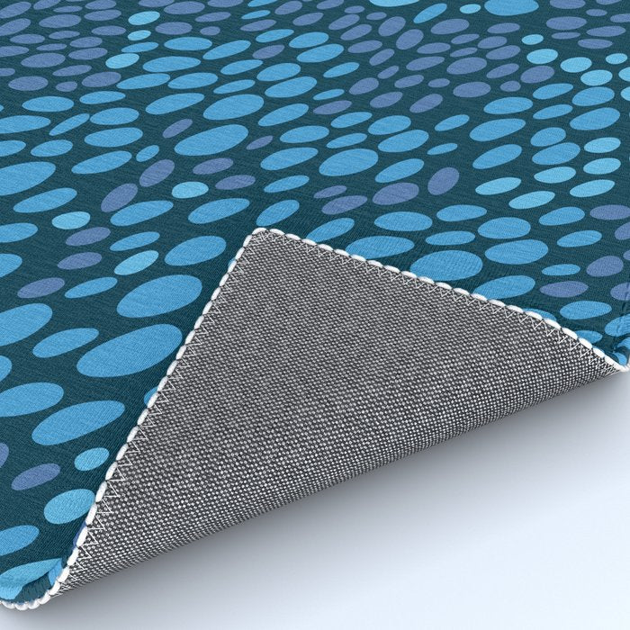 Blue Ocean Waves Rug Gallery Image 4