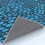Blue Ocean Waves Rug Gallery Image 4