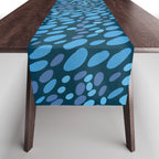 Blue Ocean Waves Table Runner Gallery Image 1