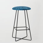 Blue Ocean Waves Stool Gallery Image 1