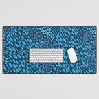 Blue Ocean Waves Desk Mat Gallery Image 1