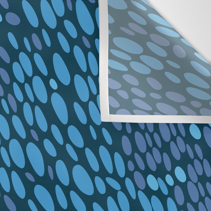 Blue Ocean Waves Wall Tapestry Gallery Image 3