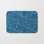 Blue Ocean Waves Bath Mat Gallery Image 1
