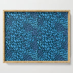 Blue Ocean Waves Serving Tray Gallery Image 1