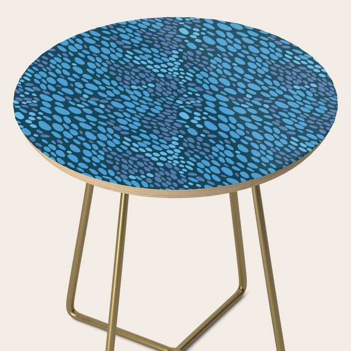 Blue Ocean Waves Side Table Gallery Image 2