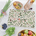 Robin in a Winter Garden Cutting Board Gallery Image 2