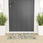 Robin in a Winter Garden Welcome Mat Gallery Image 3