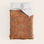Oriental Vitange Moroccan Rug Design Duvet Cover Gallery Image 8
