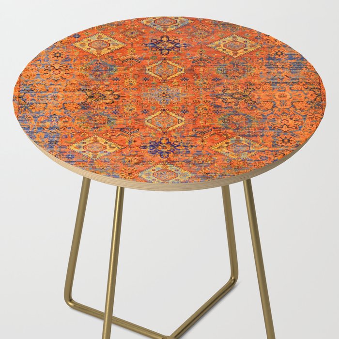 Oriental Vitange Moroccan Rug Design Side Table Gallery Image 2